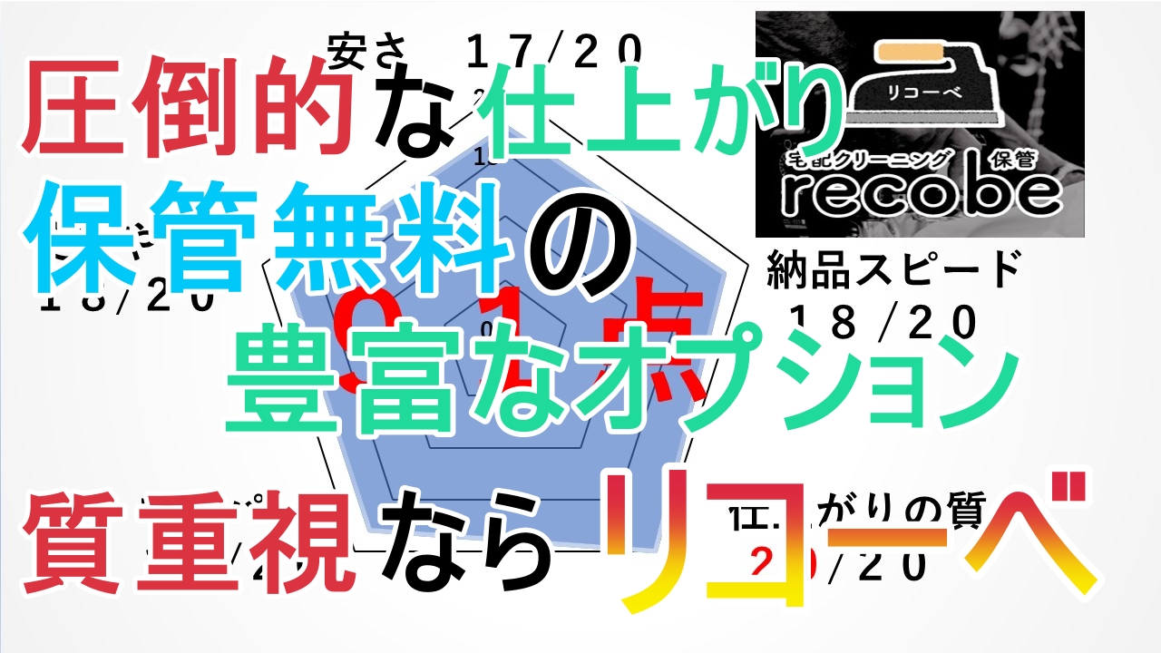リコーべ（クリーニング）を実際に利用した率直な感想と本音レビュー